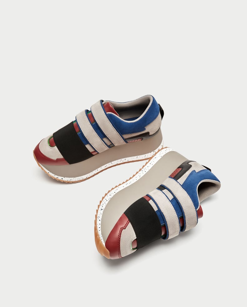 Zara Multicolored Platform Sneakers