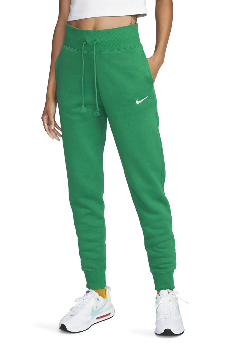 Green Fleece Joggers