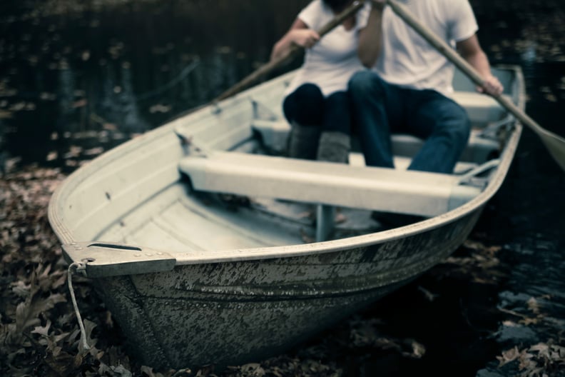 An unexpected boat ride with just the water . . . the sun . . . the two of you