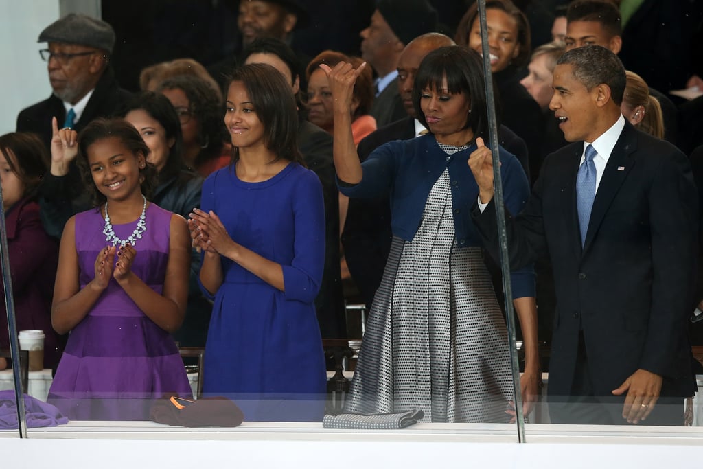 When She Opted to Accessorize Her Polished Dress With a Statement Necklace
