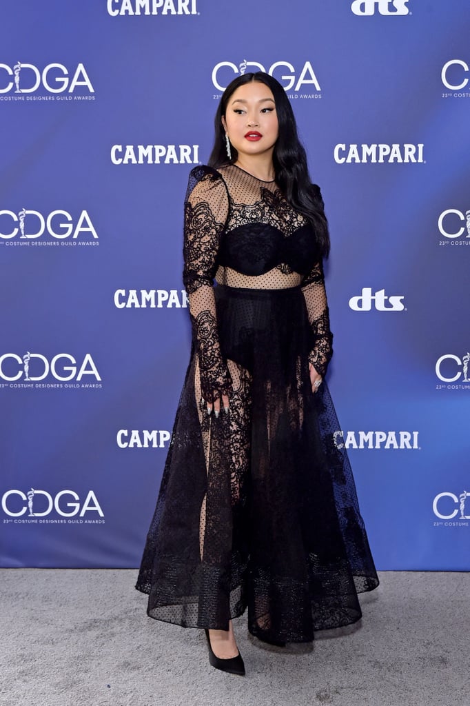 Lana Condor's Daring Costume Designers Guild Awards Outfits