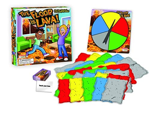 Modern Manufacture The Floor Is Lava Fun Interactive Board Game For Kids And Adult Uk Ages 5 Toys Games