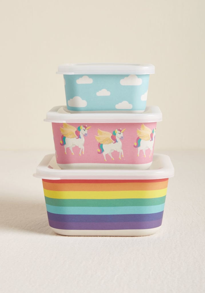 Nom and Collected Nesting Food Storage Set in Rainbow