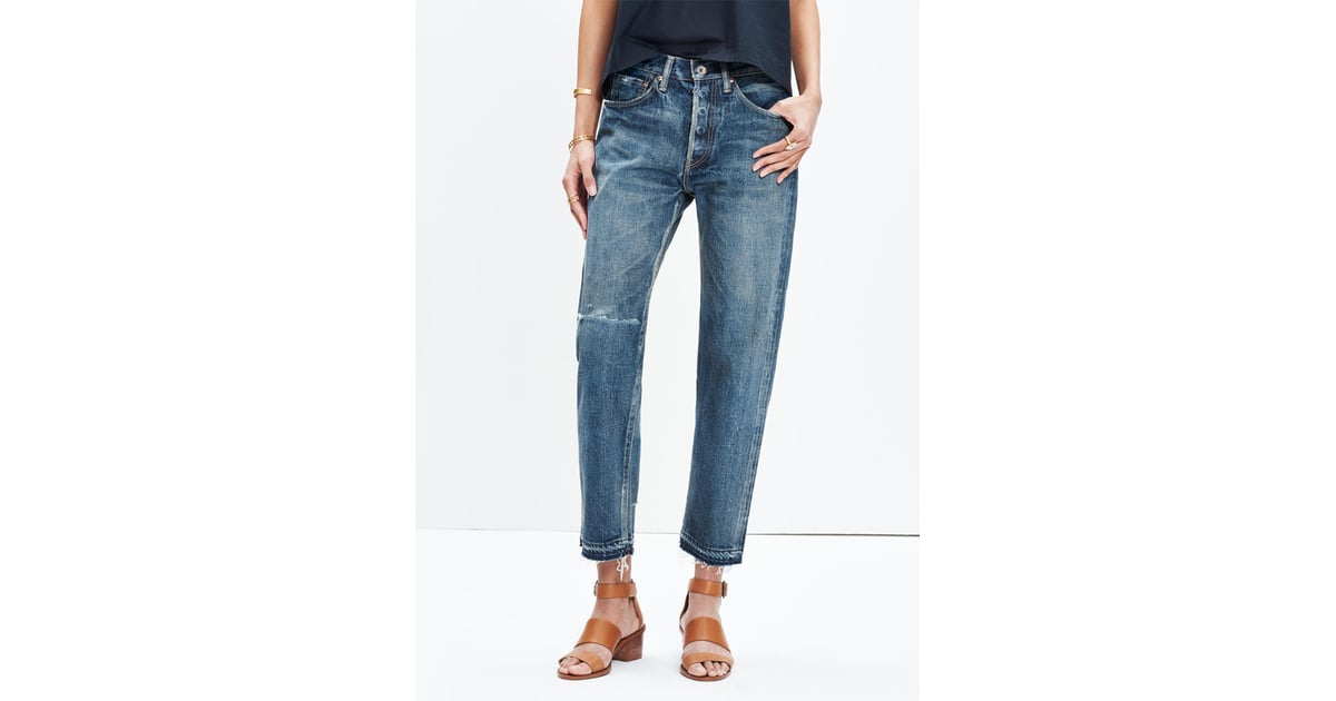 Madewell Chimala Ankle Jeans With Rip and Repair ($570) | Fall 2016 ...