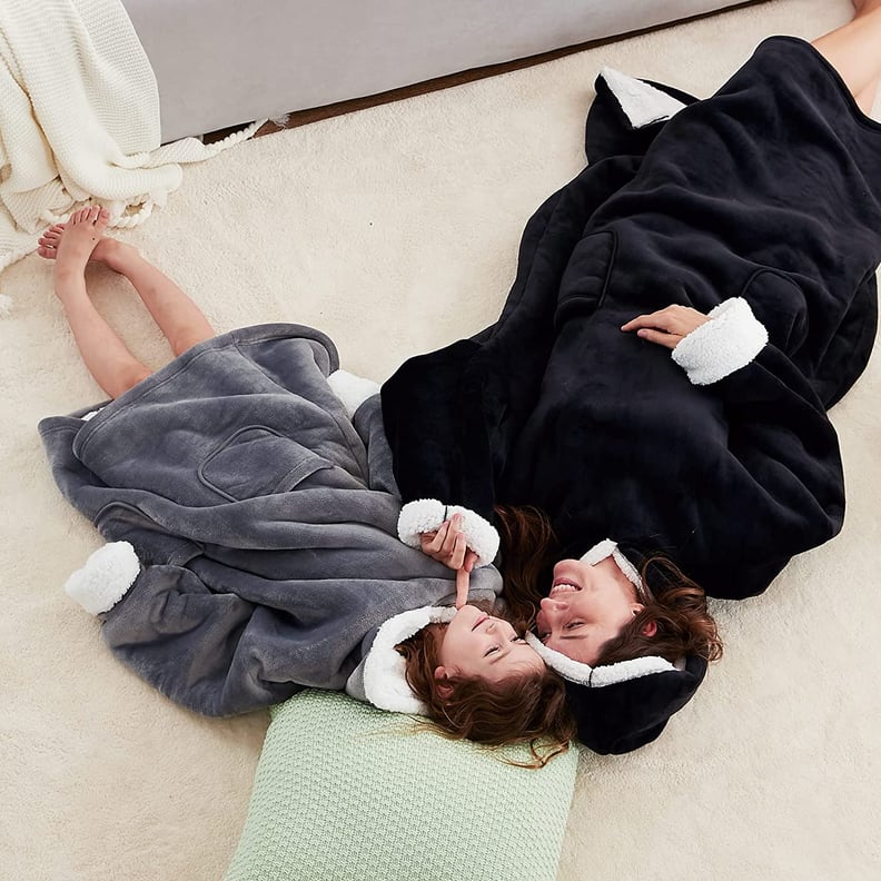 For Ultimate Lounging: Wearable Blanket Hoodie