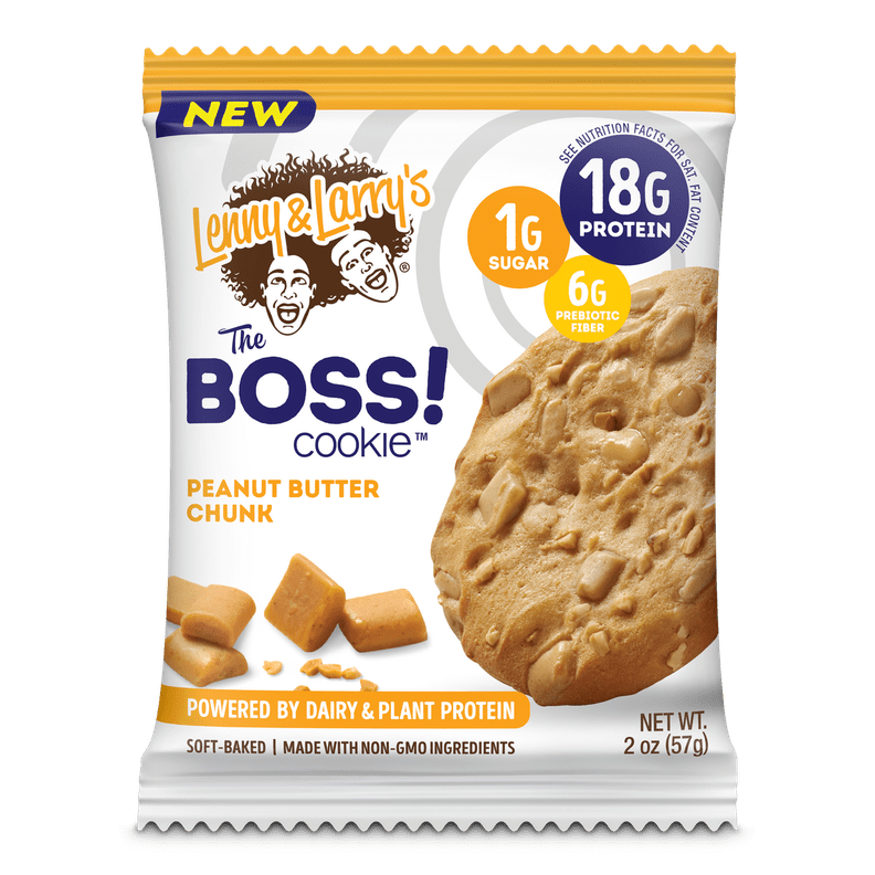 Also Try: Lenny & Larry's The BOSS! Peanut Butter Chunk Cookie