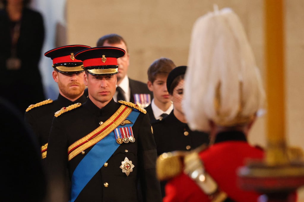 Prince Harry Wears Military Uniform at Vigil For the Queen