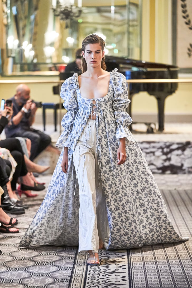 A Dramatic Top With Pants From the Brock Collection Runway at New York