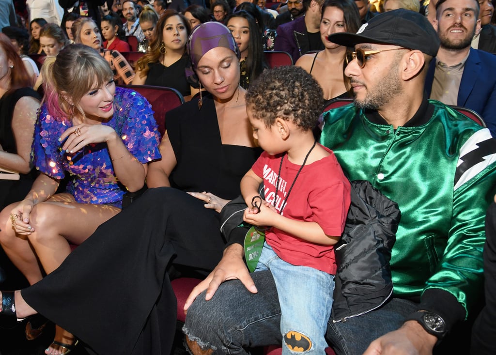 Alicia Keys With Her Sons at 2019 iHeartRadio Music Awards