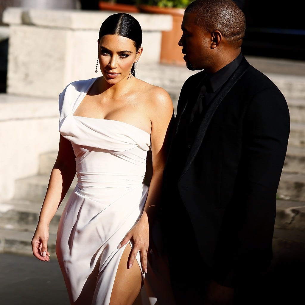 Image result for kim kardashian and kanye west 2016