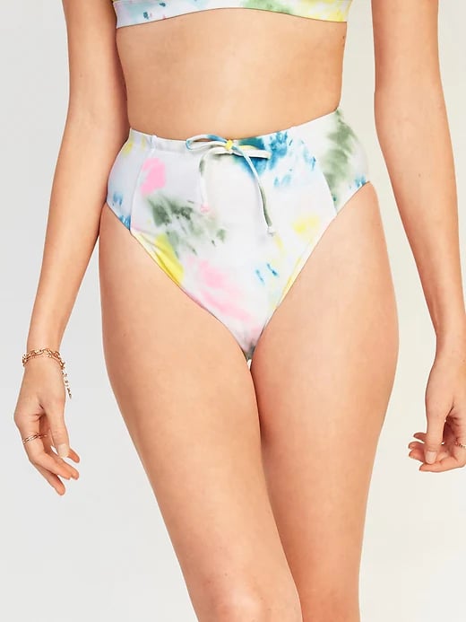 Old Navy High-Waisted Boyshort Swim Bottoms, 13 Old Navy Bottoms That Come  Up So High, They'll Practically Kiss Your Bikini Top