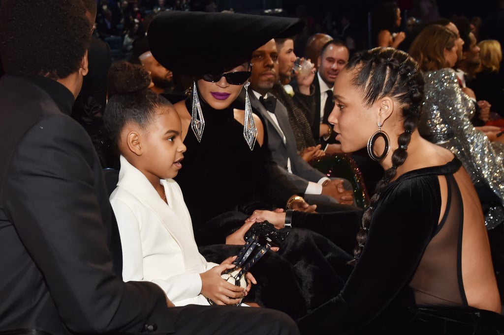 Blue Ivy's Valentino Purse at the 2018 Grammys