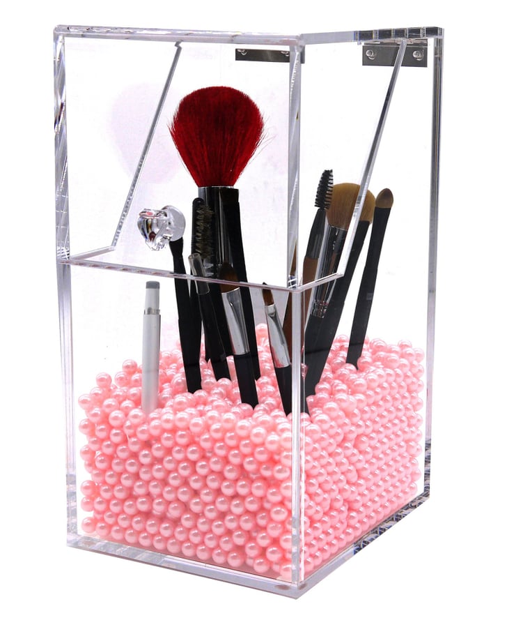PuTwo Makeup Brush Holder Dustproof Acrylic Storage Box Makeup Organizer Beauty Product