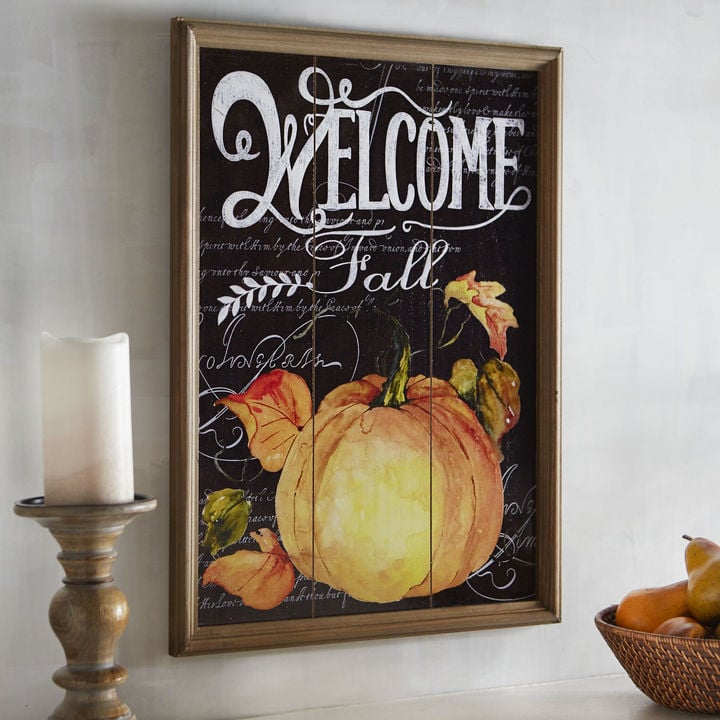 Pier 1 Imports Welcome Fall Wall Decor