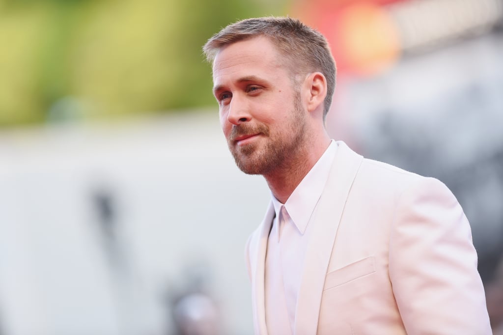 Ryan Gosling Promoting First Man Pictures