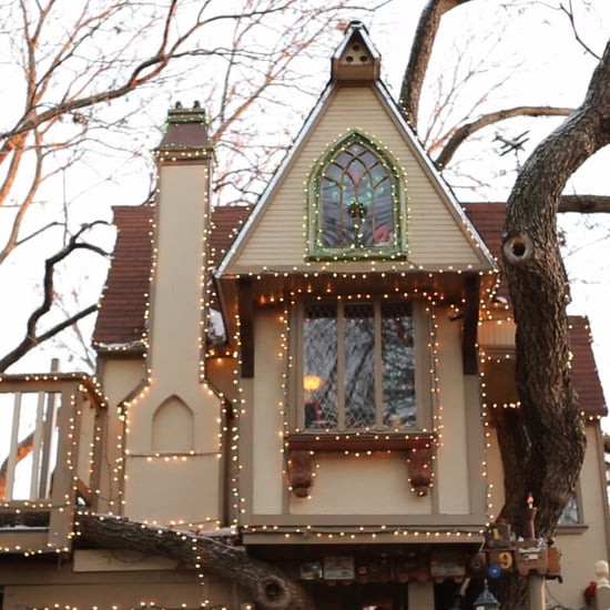 Grandparents Build Treehouse For Grandchildren