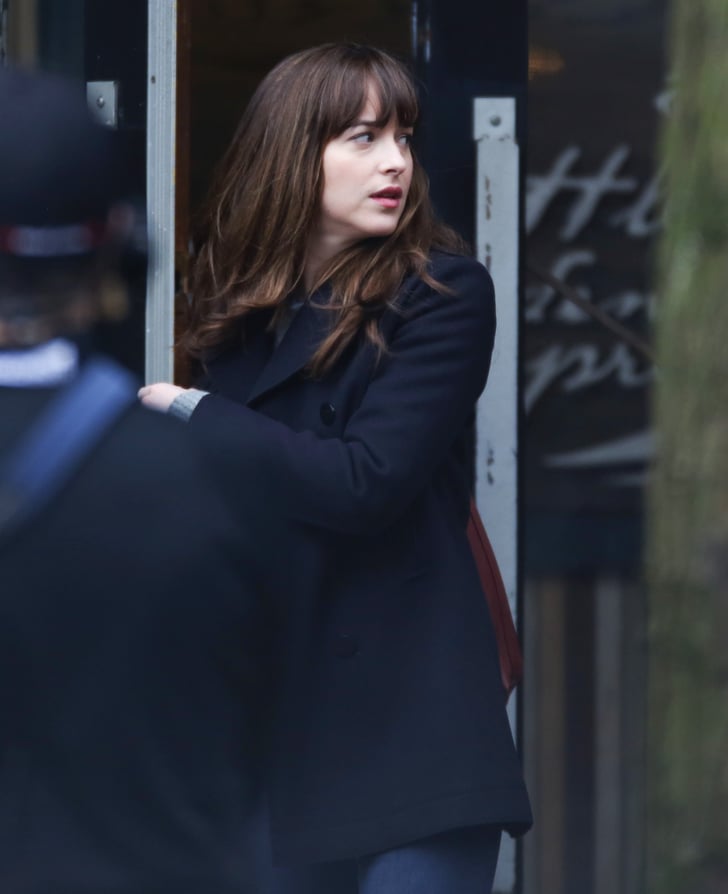 Dakota Johnson Fifty Shades Darker Set Pictures Popsugar 