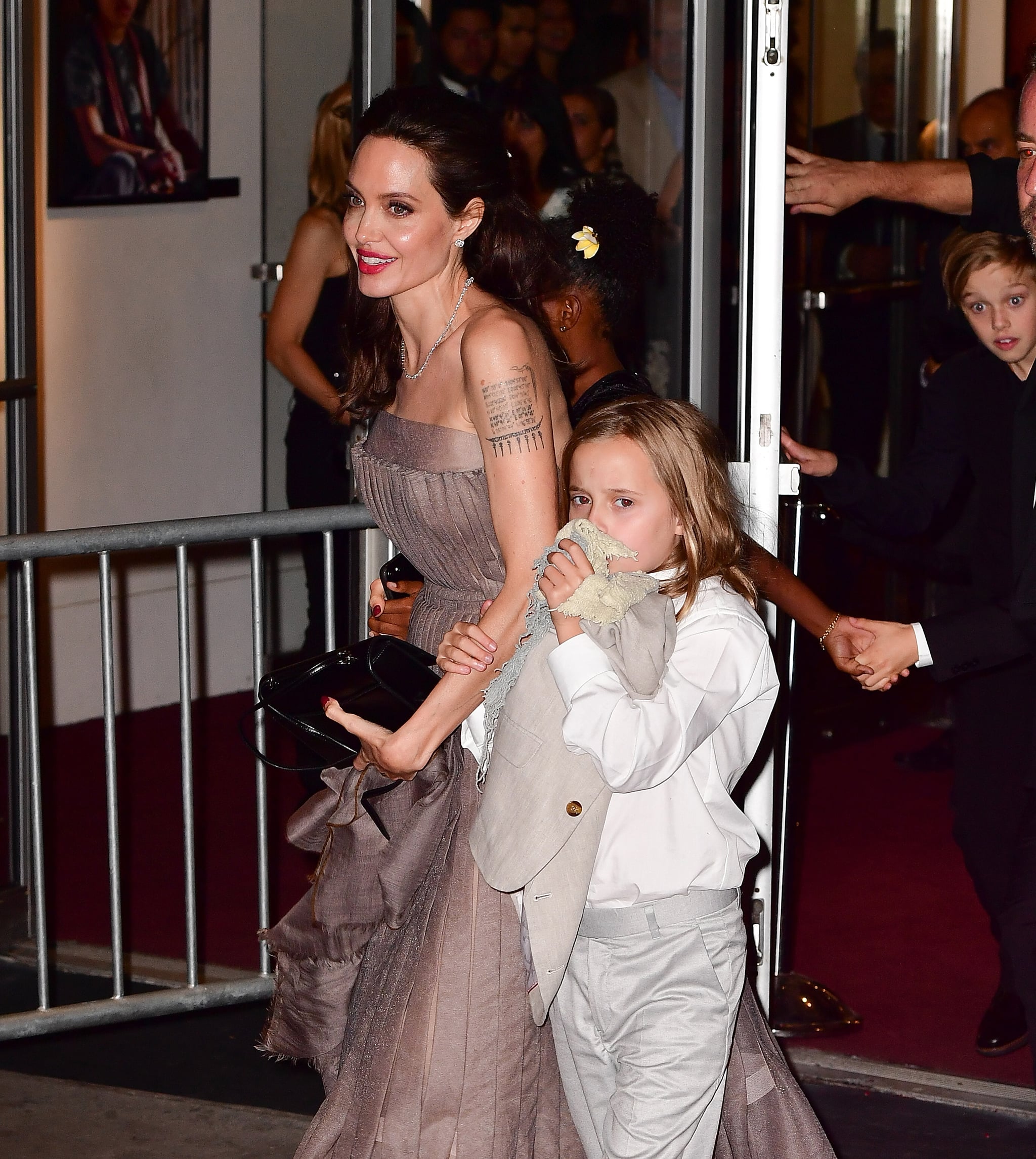 Vivienne adorably held on to her mom's arm the NYC premiere of | 6 Photos of Angelina Jolie and Her Daughters That Show Just How Unbreakable Their Bond Is POPSUGAR