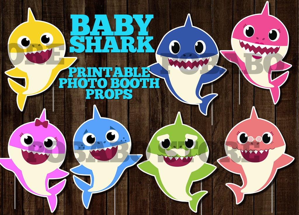 Baby Shark Photo Props