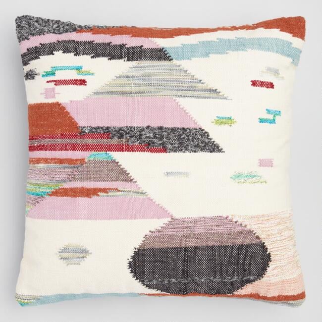 Multicolored Desert Landscape Indoor Outdoor Throw Pillow