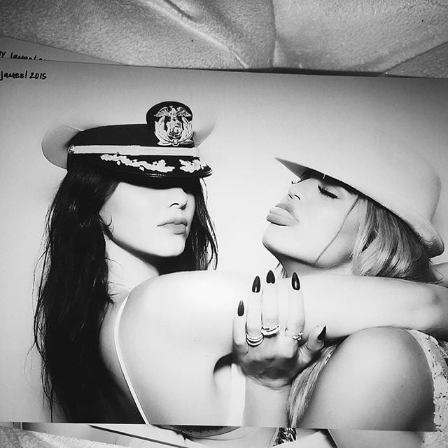 Kardashians at James Harden's Birthday Party August 2015