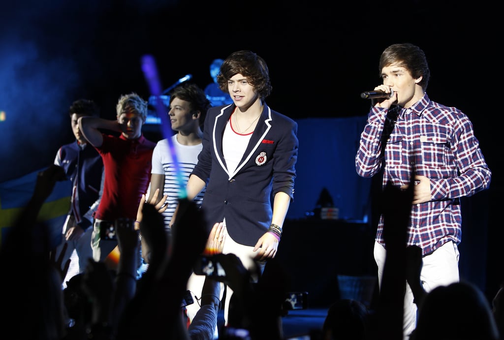 One Direction Performing in London in 2012