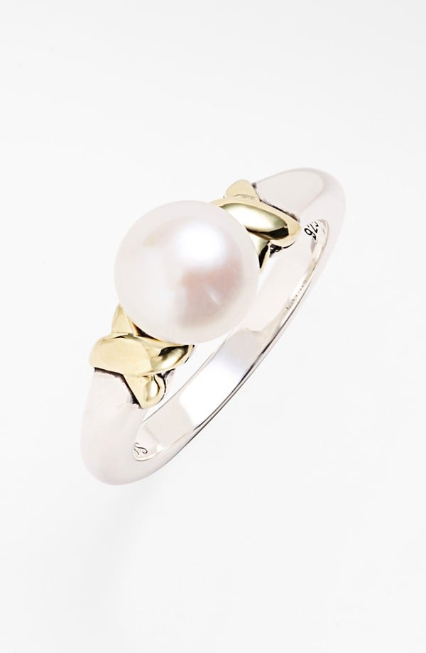 Lagos Luna Pearl Ring ($375)