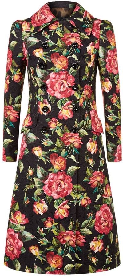 Dolce & Gabbana Floral Coat