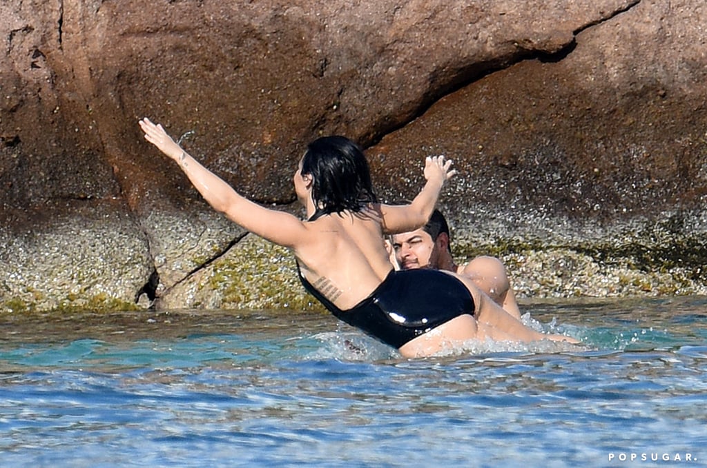 Demi Lovato and Wilmer Valderrama Kissing in St. Barts 2015