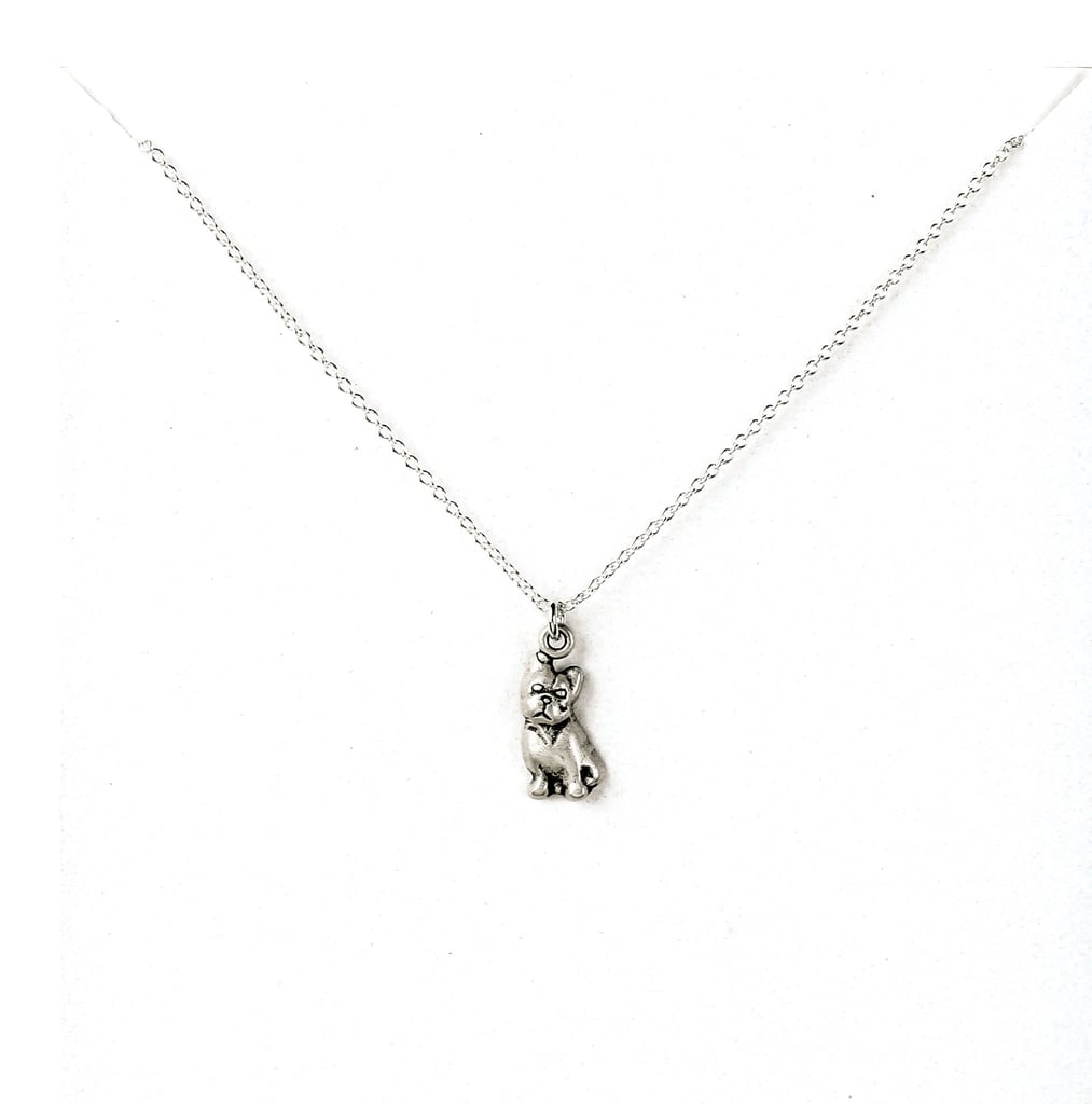 Wag by Dogeared French Bulldog Sterling Silver Necklace ($48)