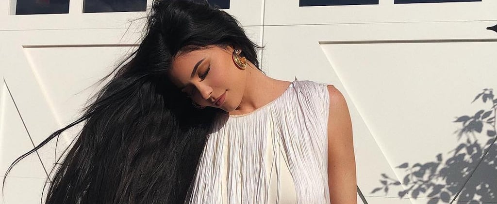 Kylie Jenner's Fringed Dress Long Hair 2019