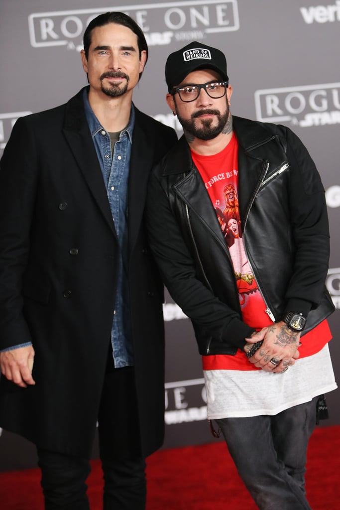 Kevin Richardson and AJ McLean at Rogue One LA Premiere 2016