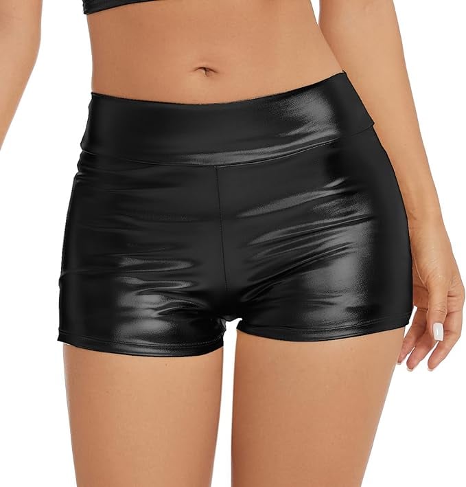 Gatielzana Store High Waisted Rave Booty Shorts