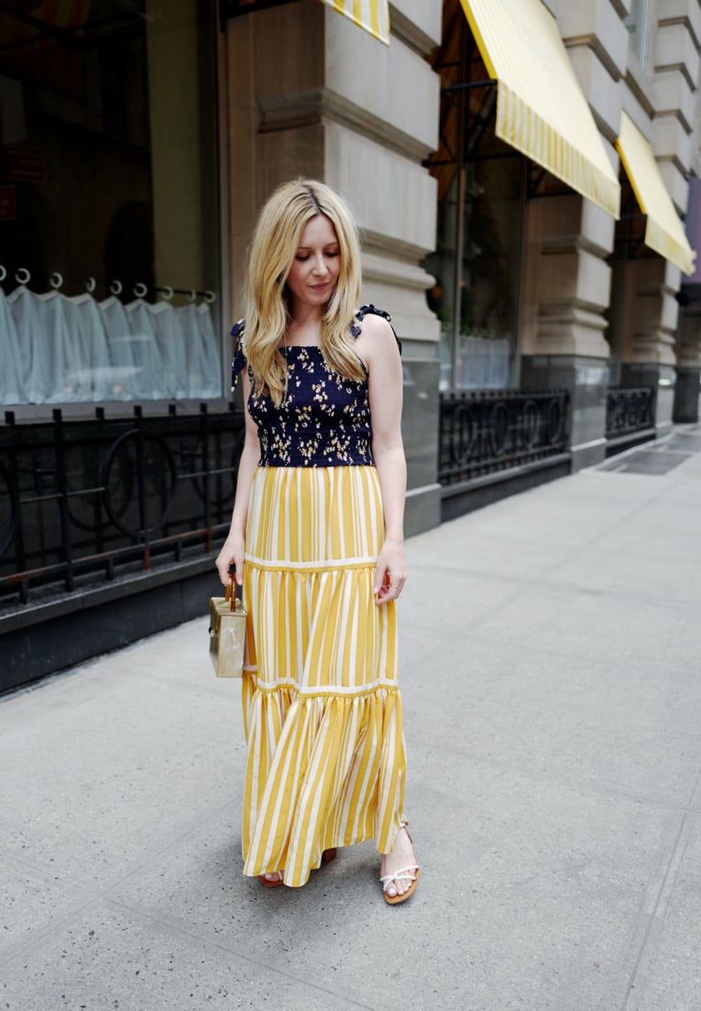 The Outfit Formula: A Smocked Tank + Tiered Maxi Skirt