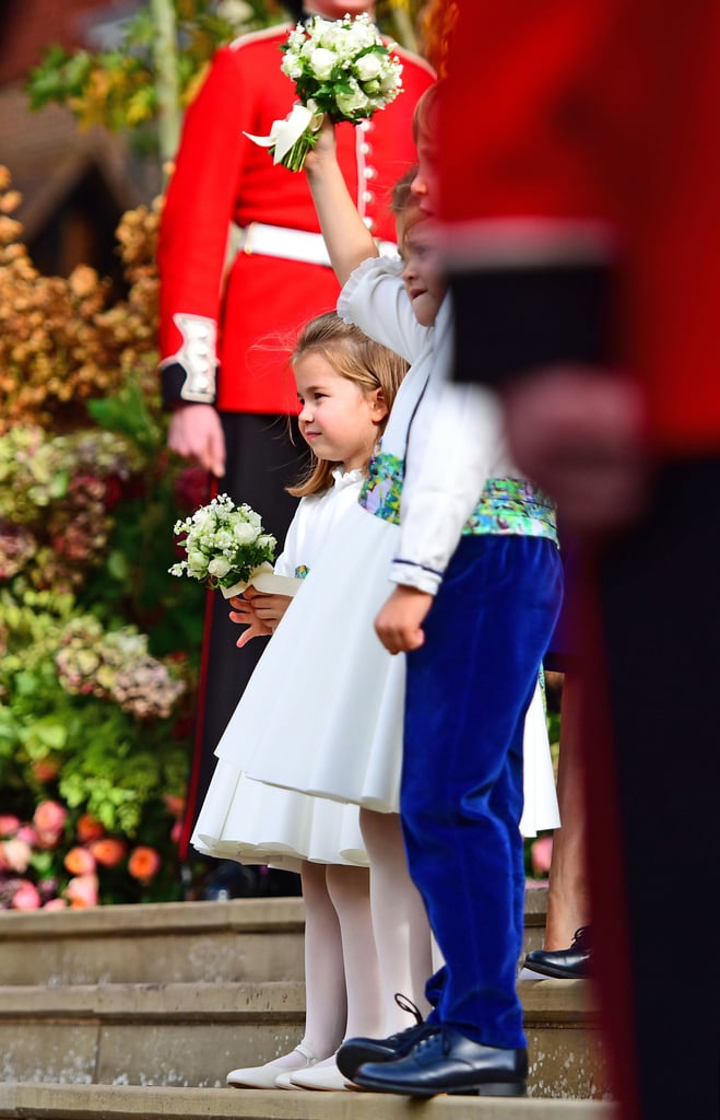 George and Charlotte at Eugenie's Wedding Pictures