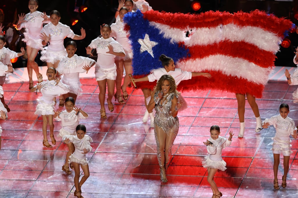 Jennifer Lopez's Daughter Emme Sings at the Super Bowl