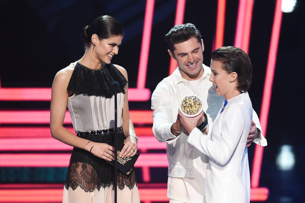 Millie Bobby Brown at the 2017 MTV Movie and TV Awards