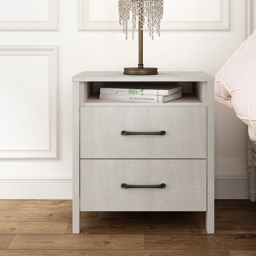 A Modern Nightstand: Latitude Run Chivonne 22.7" Tall 2 Drawer Nightstand