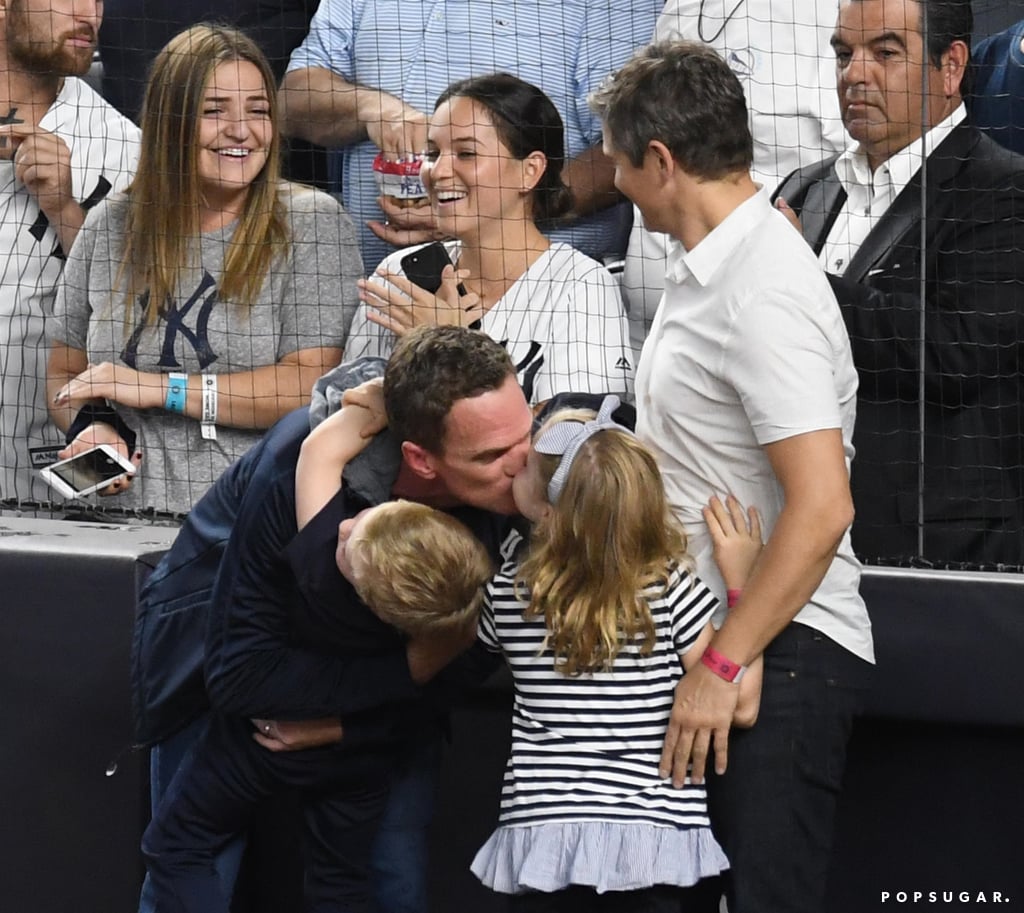 Neil Patrick Harris and His Family at NY Yankees Game 2017 | POPSUGAR ...