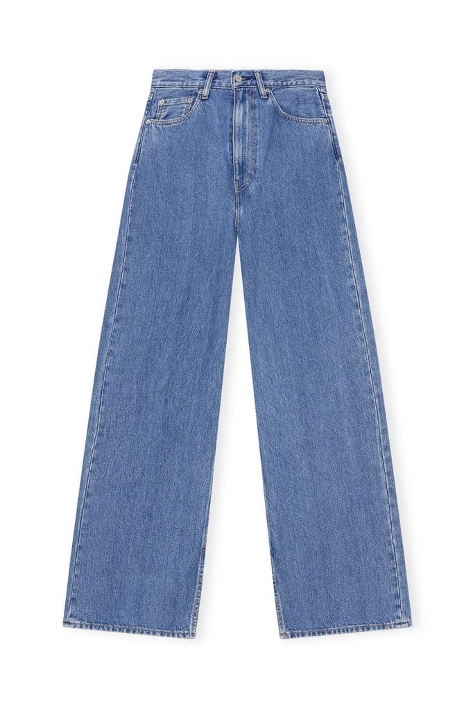 Ganni x Levi's Medium Indigo Denim High-Waisted Pants