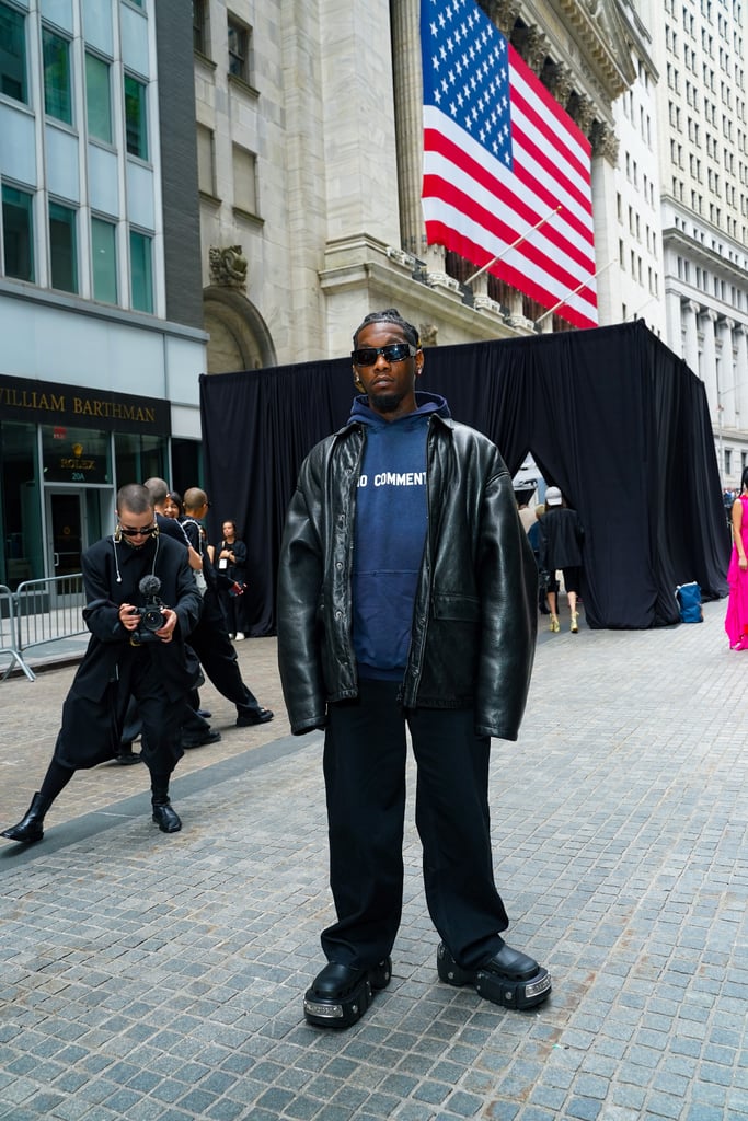 Offset Outside the Balenciaga Resort 2023 Show