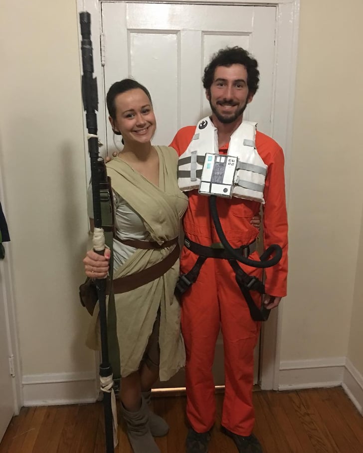 Rey and Finn From Star Wars The Force Awakens Famous Movie Couples ...