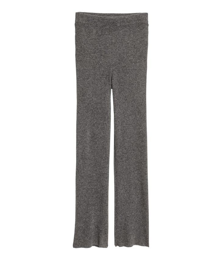 white cashmere pants