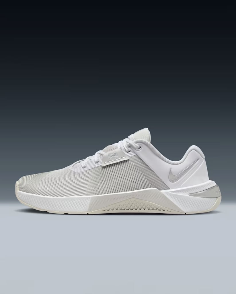 Nike Metcon 10 ($155)
Unlike your running shoes, you'll want to skip sneakers that have thick, cushioned soles and opt for flat, harder soles to position your foot at the ideal angle. You can go for lightweight, barefoot-style sneakers or a shoe you'd use for cross-training and weight-lifting. These Nike kicks are still supportive but lightweight and flat enough to do the job.