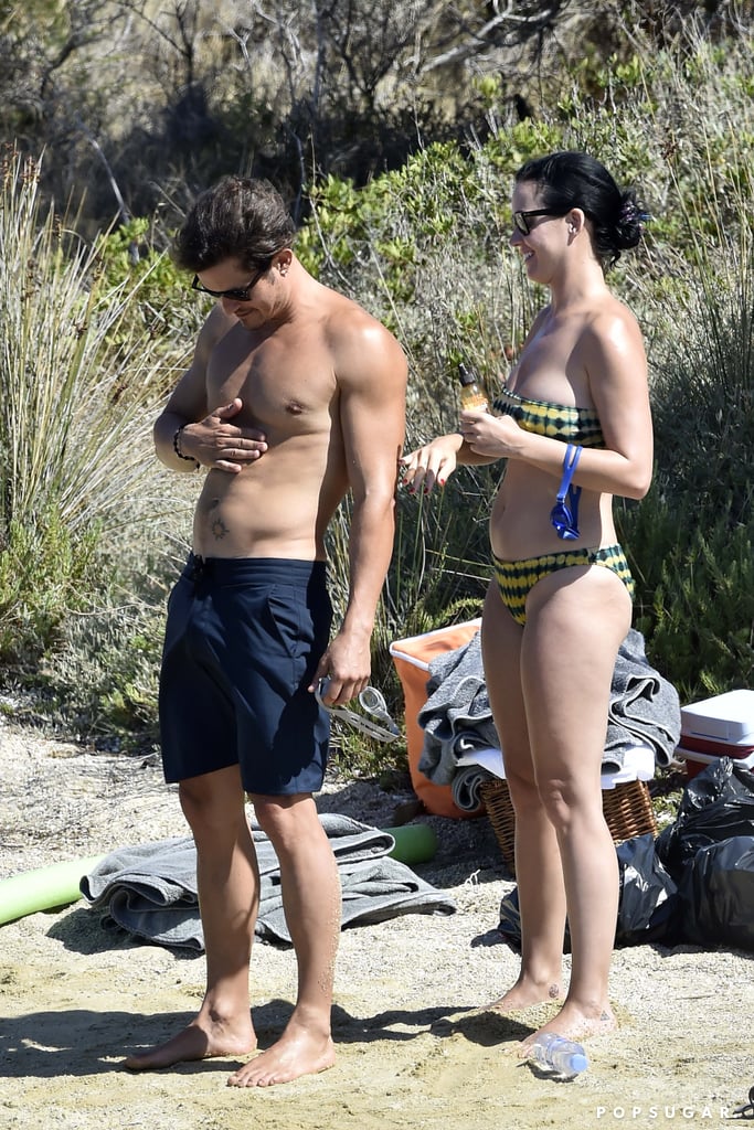 Katy Perry and Orlando Bloom Vacation in Italy August 2016