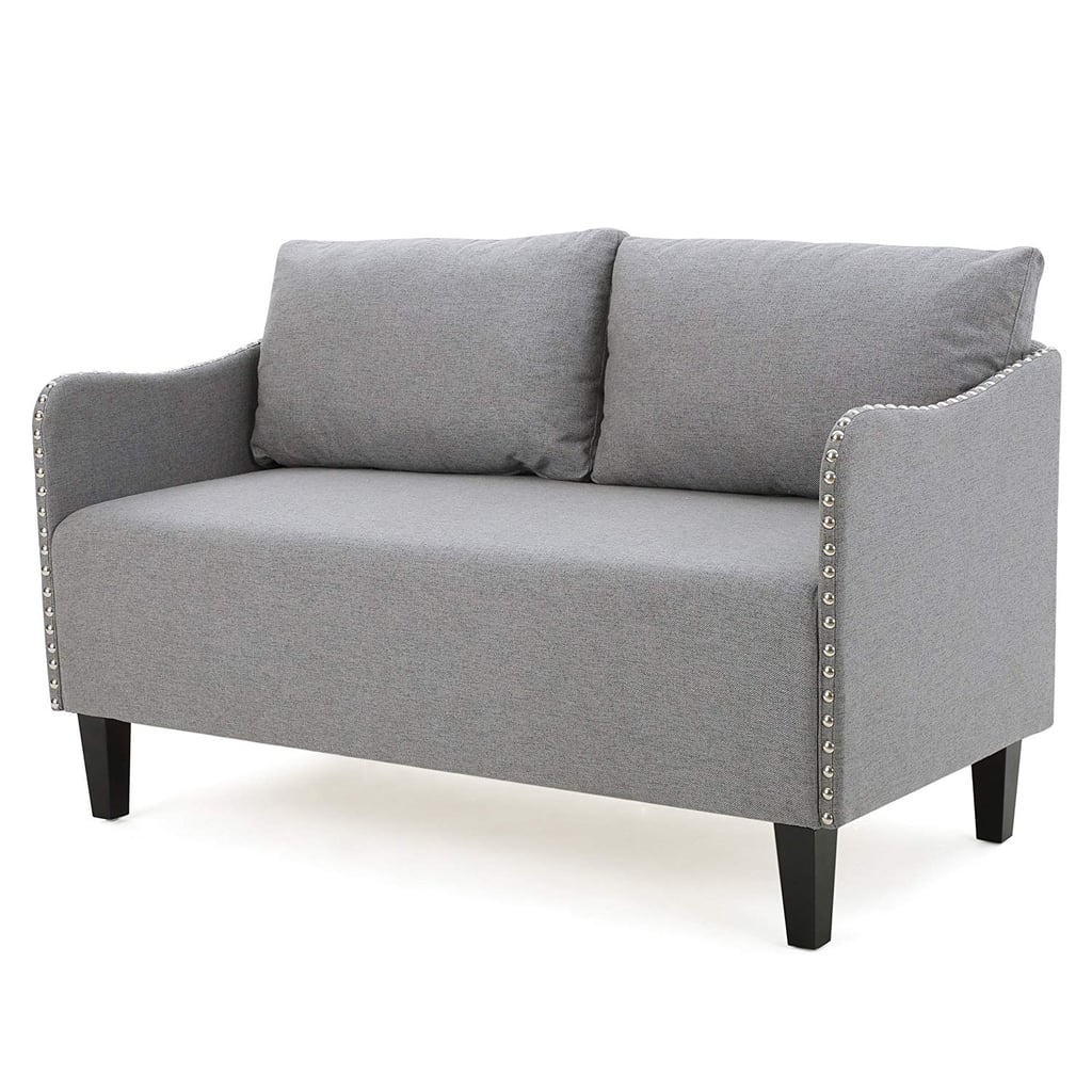 Palmer Grey Fabric Love Seat