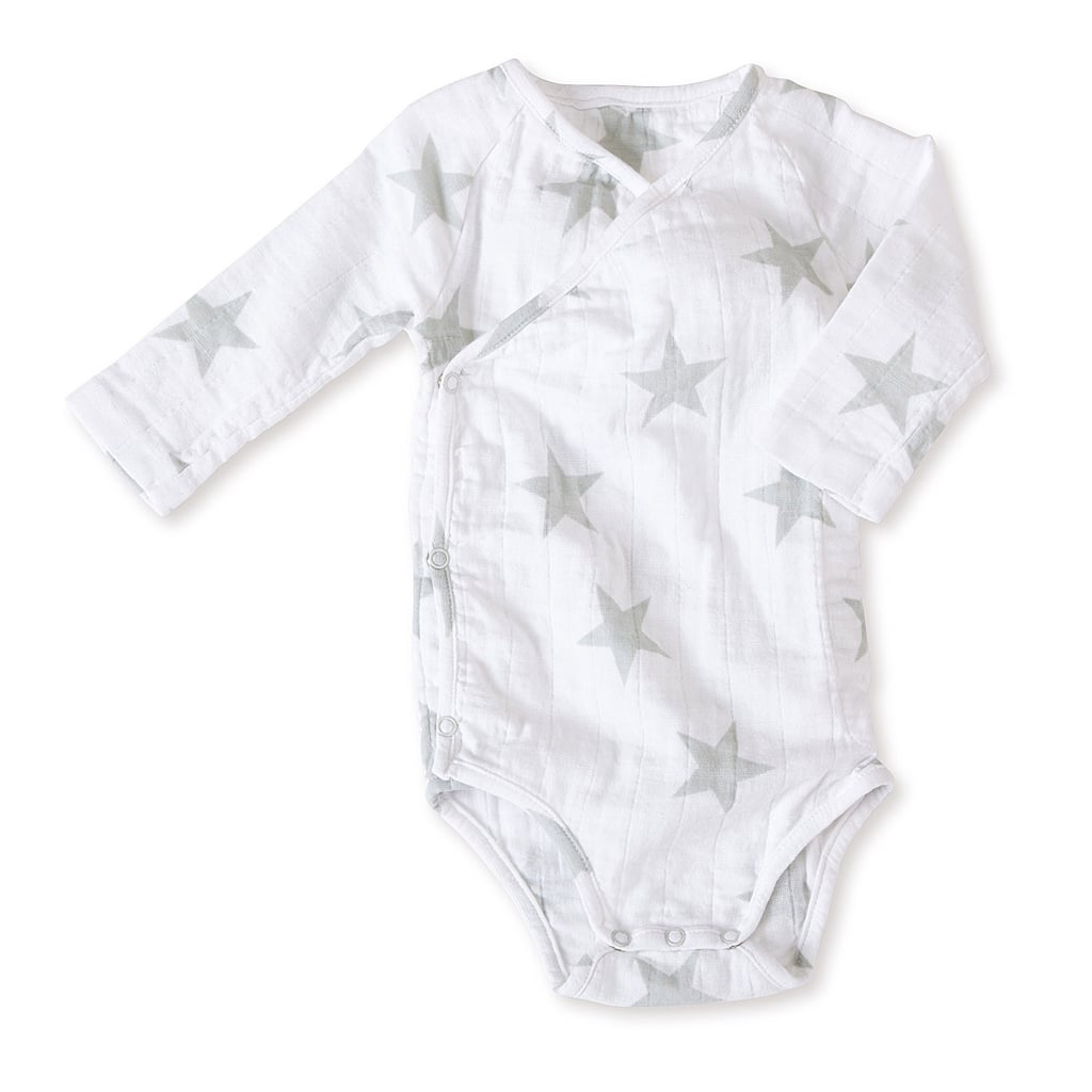 Aden + Anais Silver Star Long-Sleeve Bodysuit ($25)