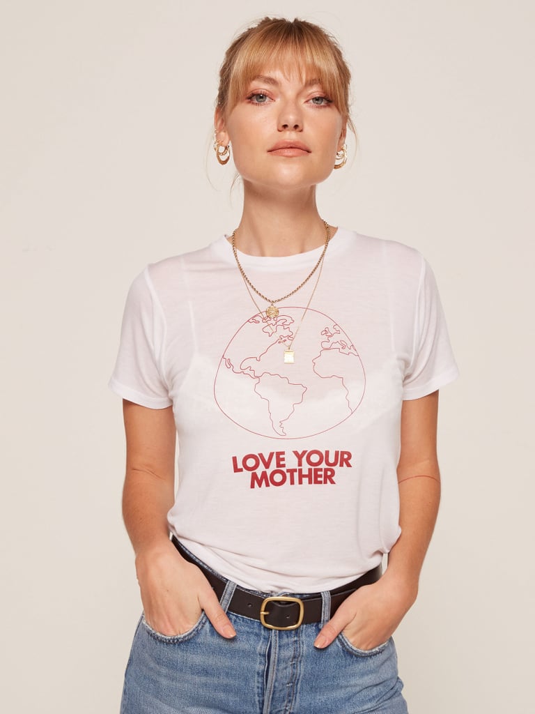 reformation james crop tee