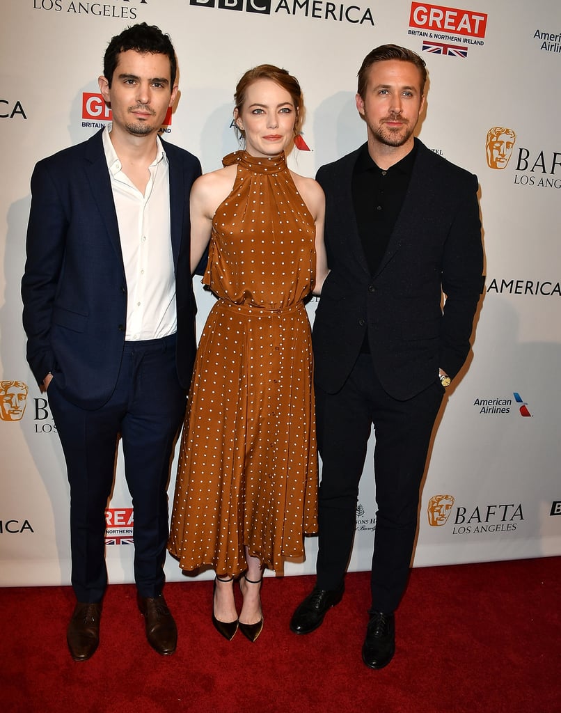 Ryan Gosling and Emma Stone at the BAFTA Tea Party 2017