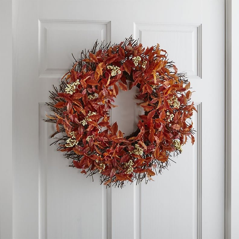 Crate & Barrel Rust Berry Wreath